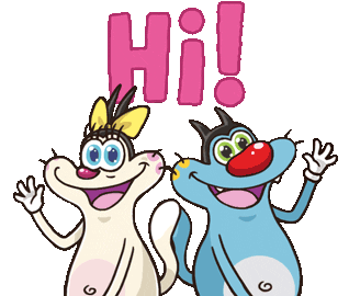 Olivia Hello Sticker by Oggy and the Cockroaches for iOS & Android | GIPHY Olivia Hello Sticker by Oggy and the Cockroaches for iOS & Android | GIPHY