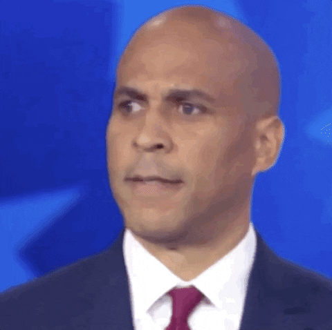 Democratic Debate Sniff GIF by GIPHY News