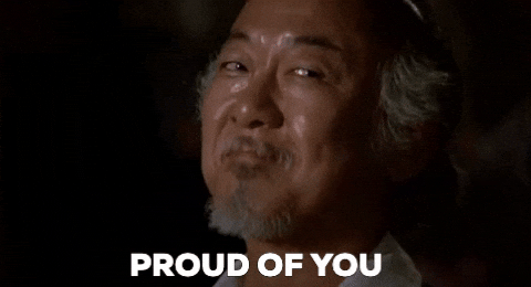 proud of you