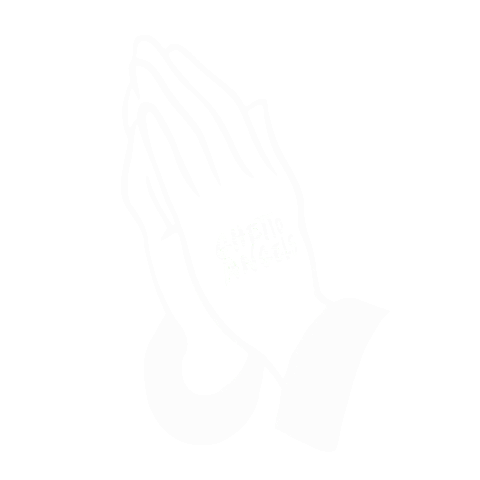 Praying Hands Thank You Sticker by NoCap