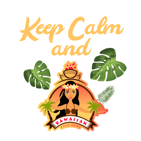 Hawaiian Poké bowl Sticker