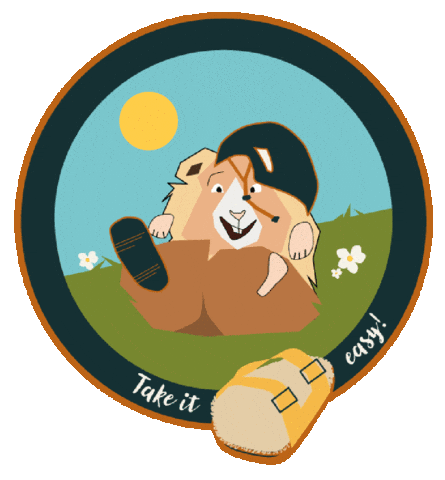 Hamster Sticker by Wilde Werke