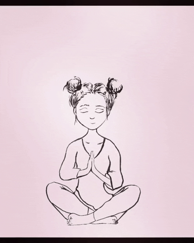 Yoga Floating GIF