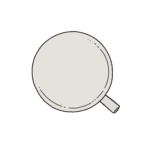 Black and yellow coffee bar Sticker