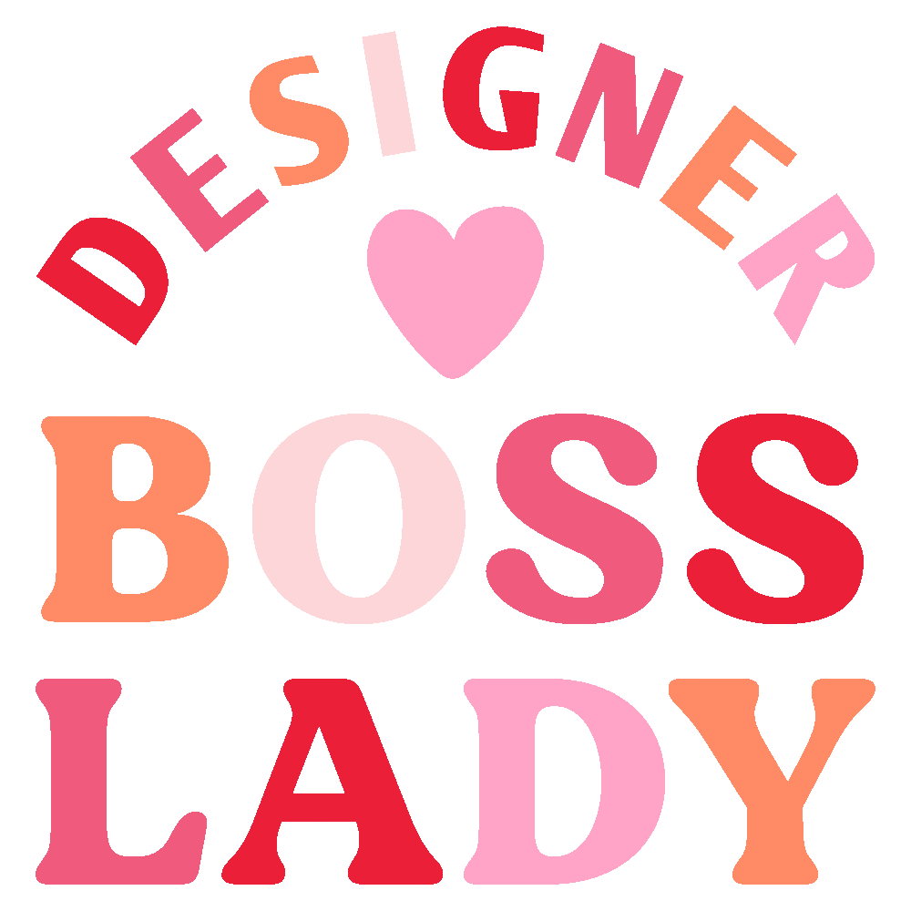 Designer Boss Lady Sticker by Anna Dower