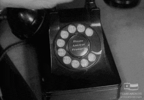 Phone Call Houston GIF by Texas Archive of the Moving Image