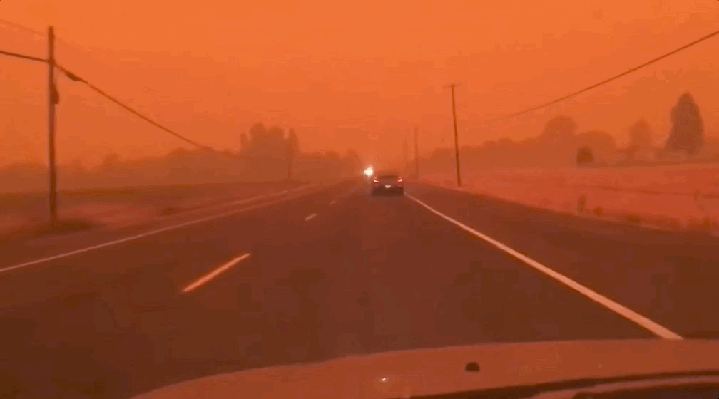 Orange Sky Wildfires GIF by GIPHY News Find & Share on GIPHY