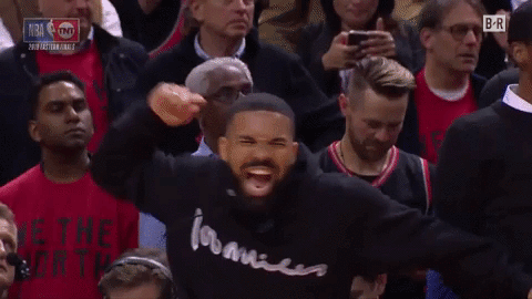 Celebrate Toronto Raptors GIF by Bleacher Report - Find & Share on GIPHY