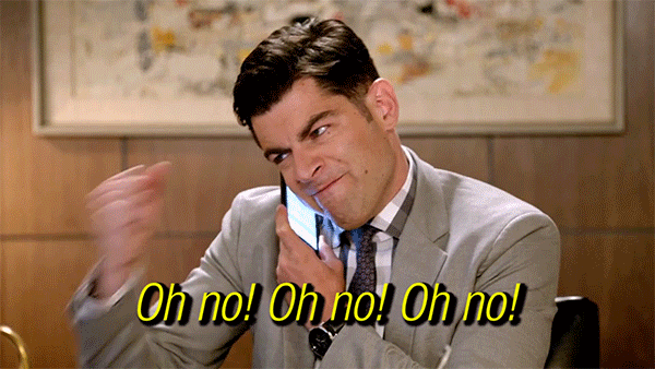 Frustrated New Girl GIF