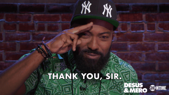 Image result for thank you gif desus and mero