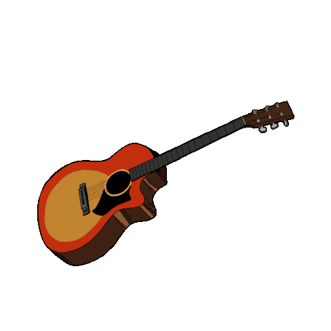 Echo Park Guitar Sticker by J.S. Ondara