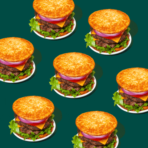 Bread Hamburger GIF by Outer Aisle