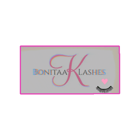Pink Lash Sticker by Bonitaa K Lashes