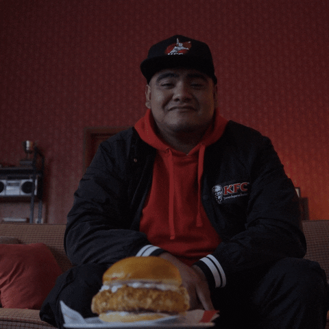 Chicken Sandwich Rap GIF by KFC México