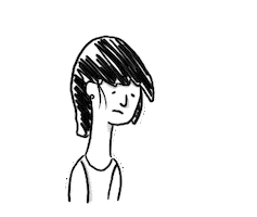 Scared Sticker