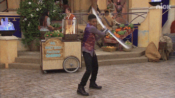 amarr m wooten fight GIF by Nickelodeon