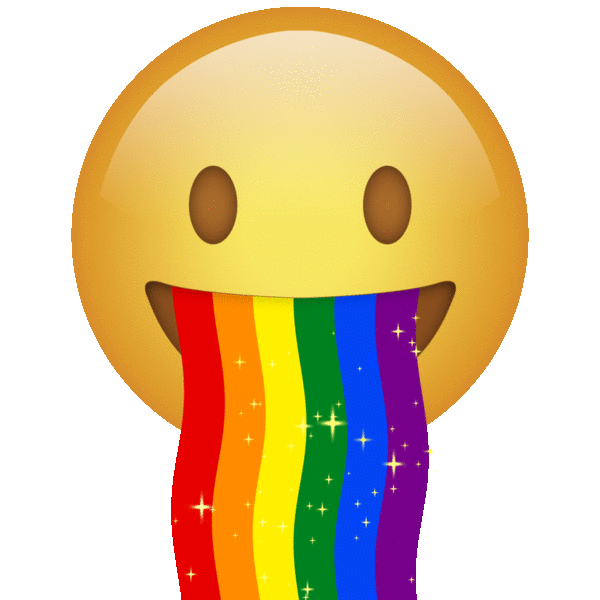 Gay Pride Rainbow Sticker by Darden Restaurants for iOS & Android ...