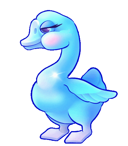 Goose Speaking Sticker