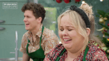 Pardon Lol GIF by The Great British Bake Off