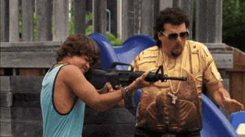 Shooting Eastbound And Down GIF