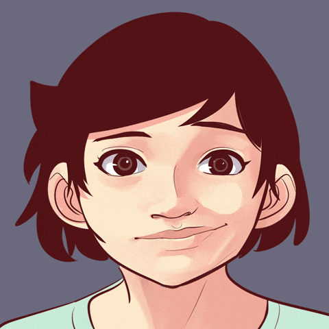 Smirk Ellie GIF