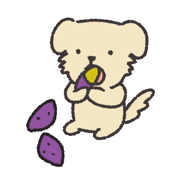 강아지 Sweetpotato Sticker