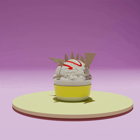 Ice Cream Dragon GIF by Yea Sure