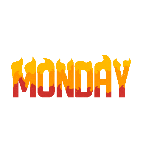 Fire Monday Sticker by MOZGI Ent.