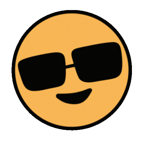 sunglasses emoticon gif