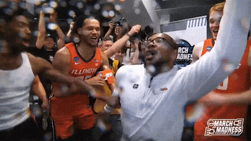 Feeling It Fighting Illini GIF by NCAA March Madness