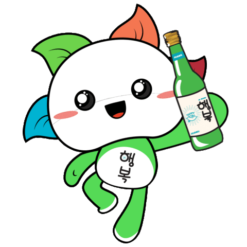 Happy Soju Indonesia Sticker