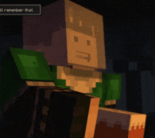 Happy Minecraft Story Mode GIF