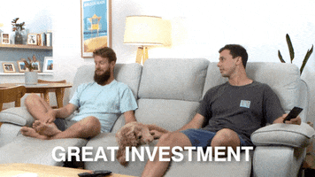 Investment Watching Tv GIF by Gogglebox Australia