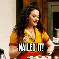 Happy Kat Dennings GIF - Find & Share on GIPHY