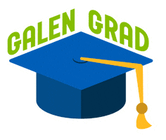 Graduation Grad Cap Sticker by Galen College of Nursing