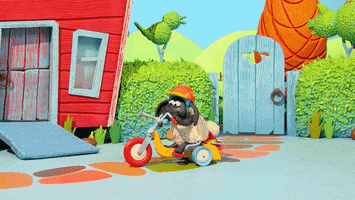 Fun Bike GIF by Aardman Animations