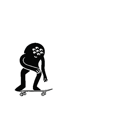 Monster Skate Sticker by KMGYeah