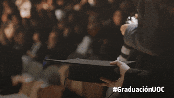 UOCuniversitat universidad aplauso graduacion graduado GIF
