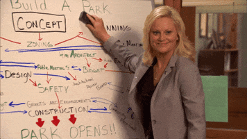 Amy Poehler Map GIF by Parks and Recreation