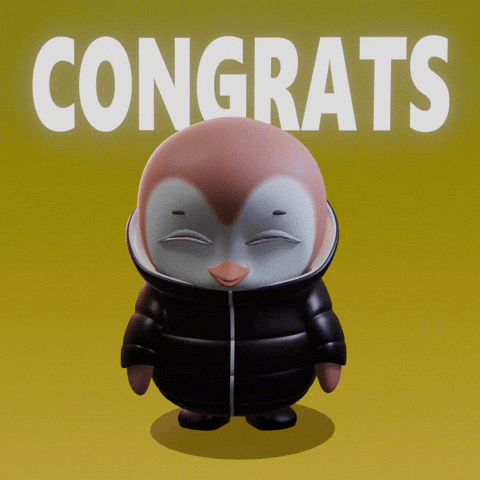 Congrats GIF by Pengu