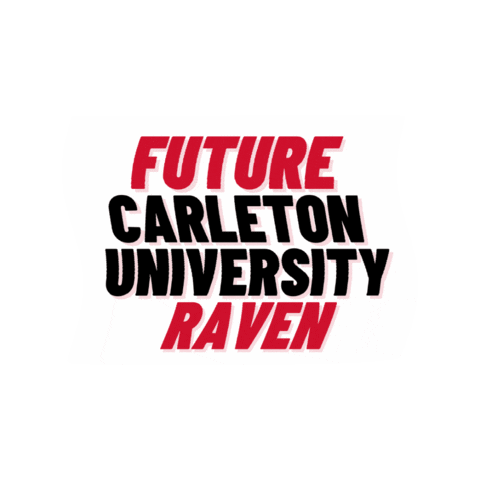 Carleton University Undergraduate Recruitment Sticker
