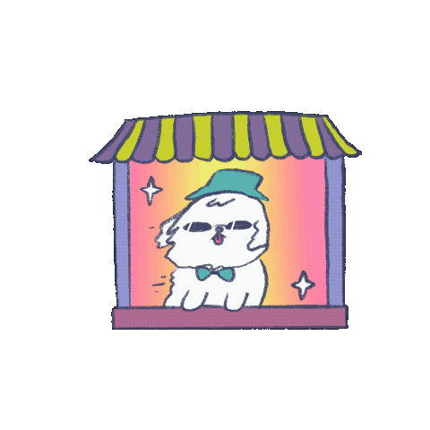 Dog Holiday Sticker