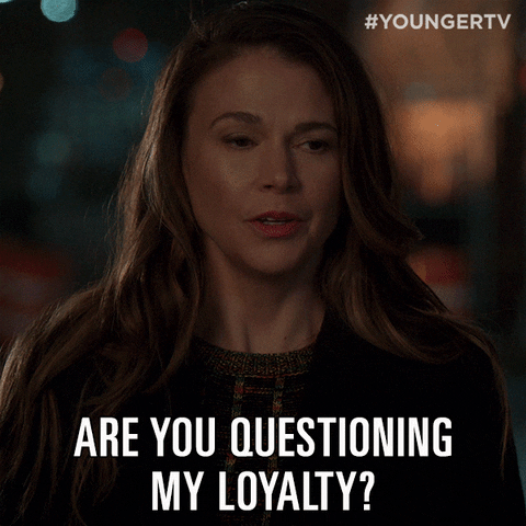 Loyalty Suttonfoster GIF by YoungerTV - Find & Share on GIPHY