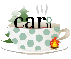 Winter Fall Sticker by carou - the secondhand concept