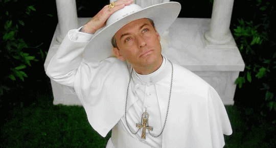 the young pope jokes GIF