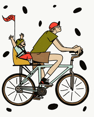 Fathers Day Bike GIF by hayleypowers