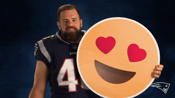 James Develin Smile GIF by New England Patriots