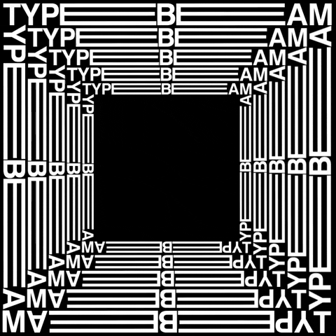 naufalrel typography type beam kinetictypography GIF
