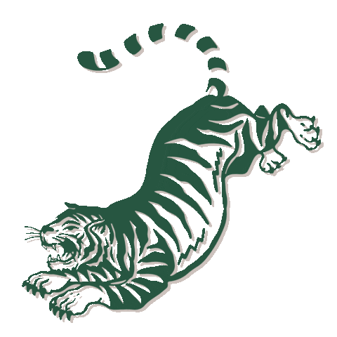 Tigre Morado Sticker