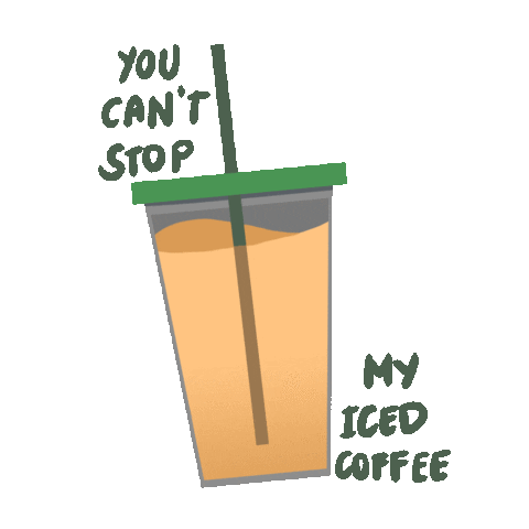 Iced Coffee Sticker